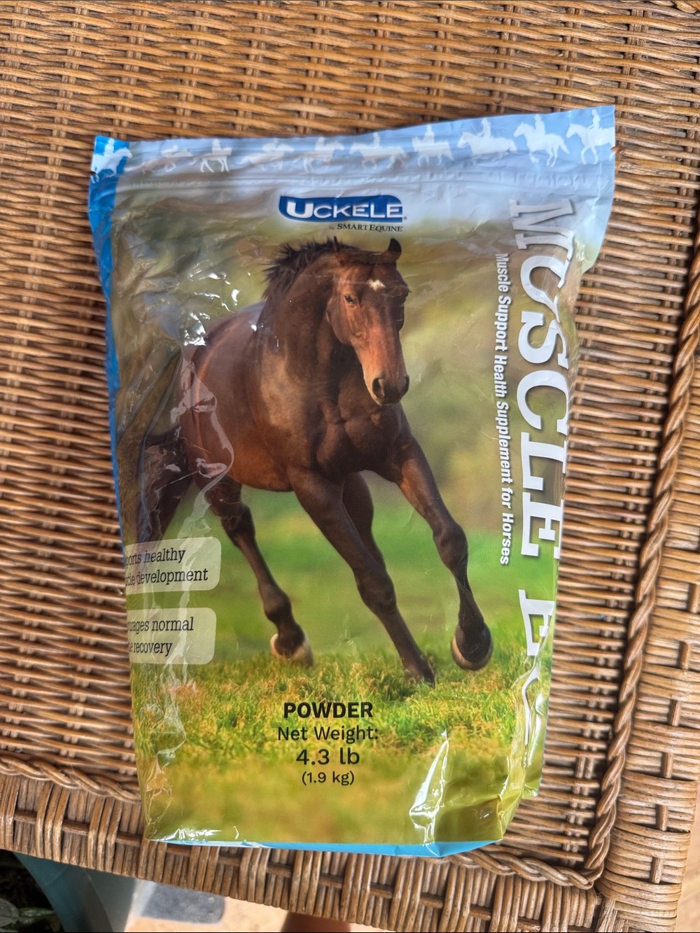 Uckele  Equine Muscle Support Powder -  4.3lbs Unopened